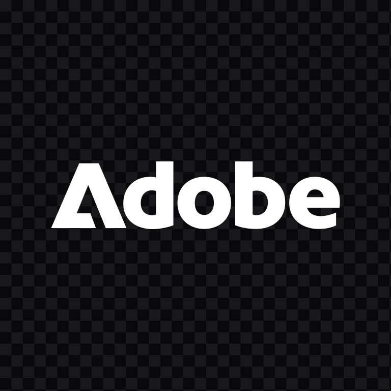 Adobe white logo SVG