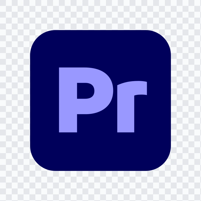 Adobe Premiere colored logo SVG