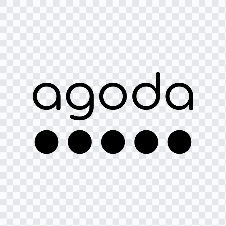 Agoda black logo SVG