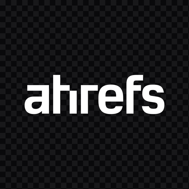 Ahrefs white logo SVG