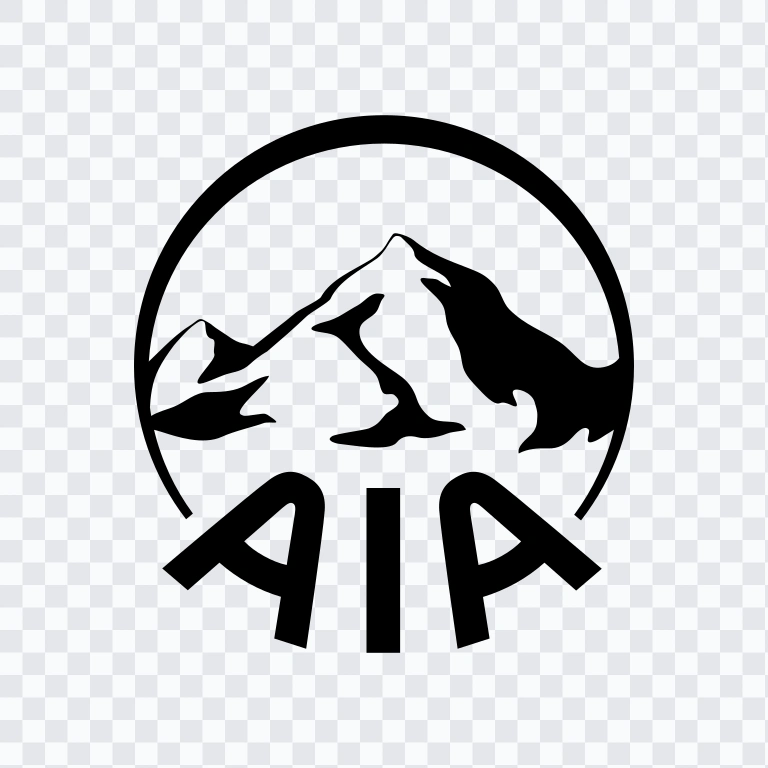 AIA black logo SVG