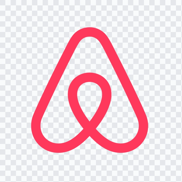 Airbnb Square colored icon SVG