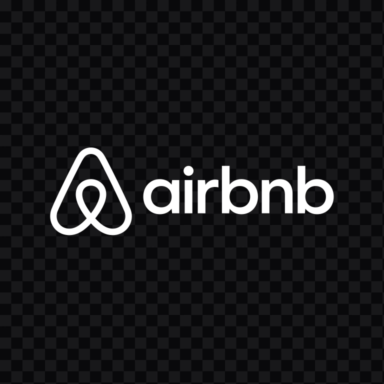 Airbnb Horizontal white logo SVG