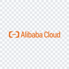 logo Alibaba Cloud berwarna PNG