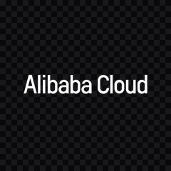 wordmark Alibaba Cloud putih PNG