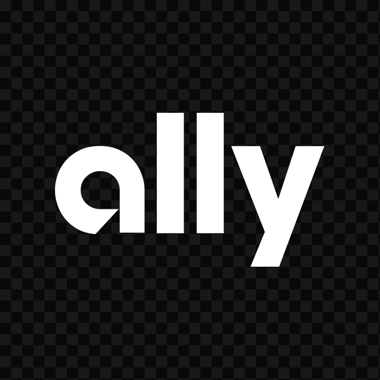 Ally white logo SVG