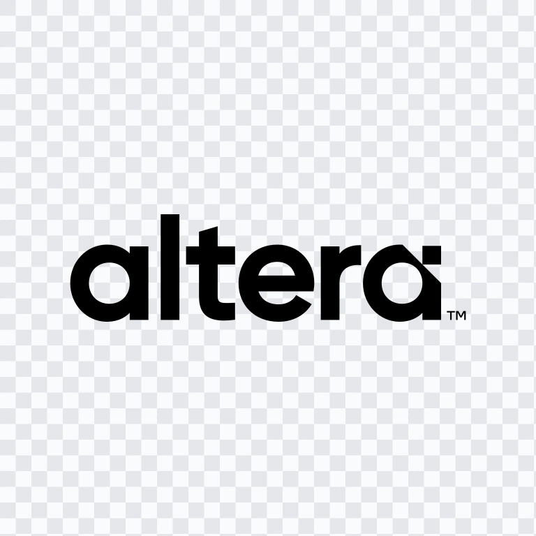 Altera black logo SVG