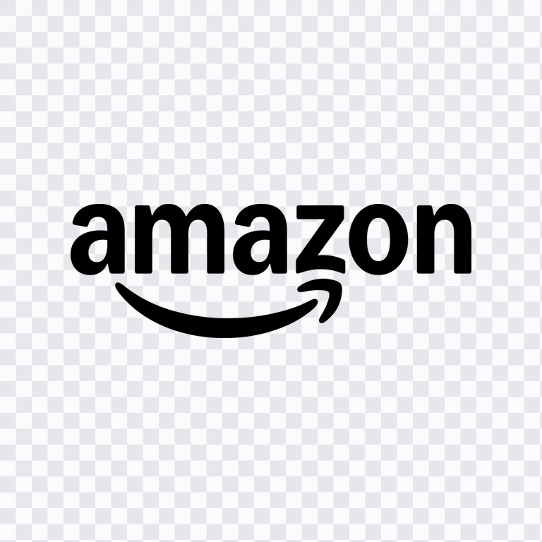 logo Amazon hitam PNG