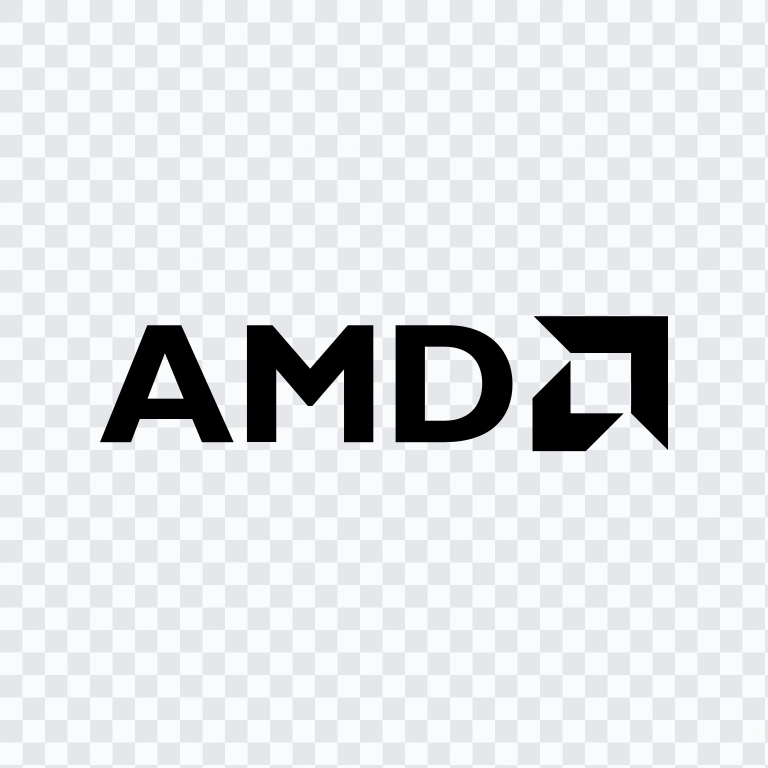 AMD black logo SVG