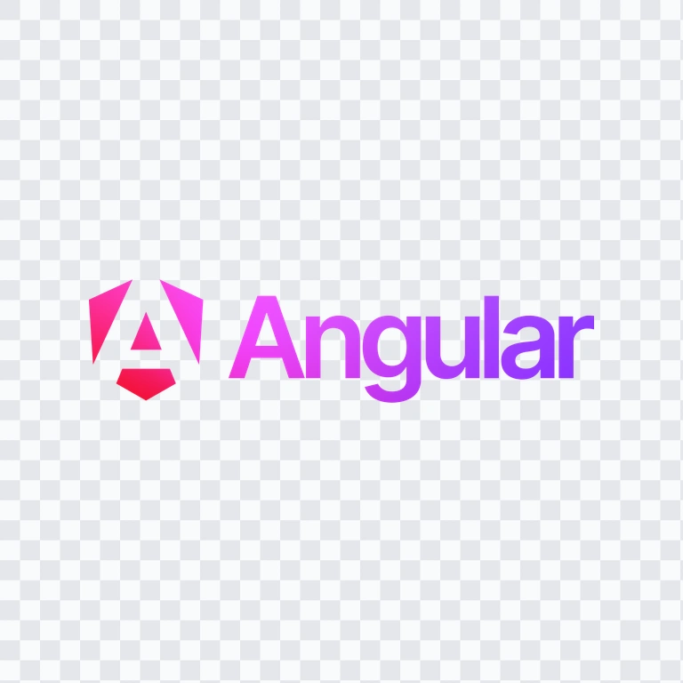 Angular colored logo PNG