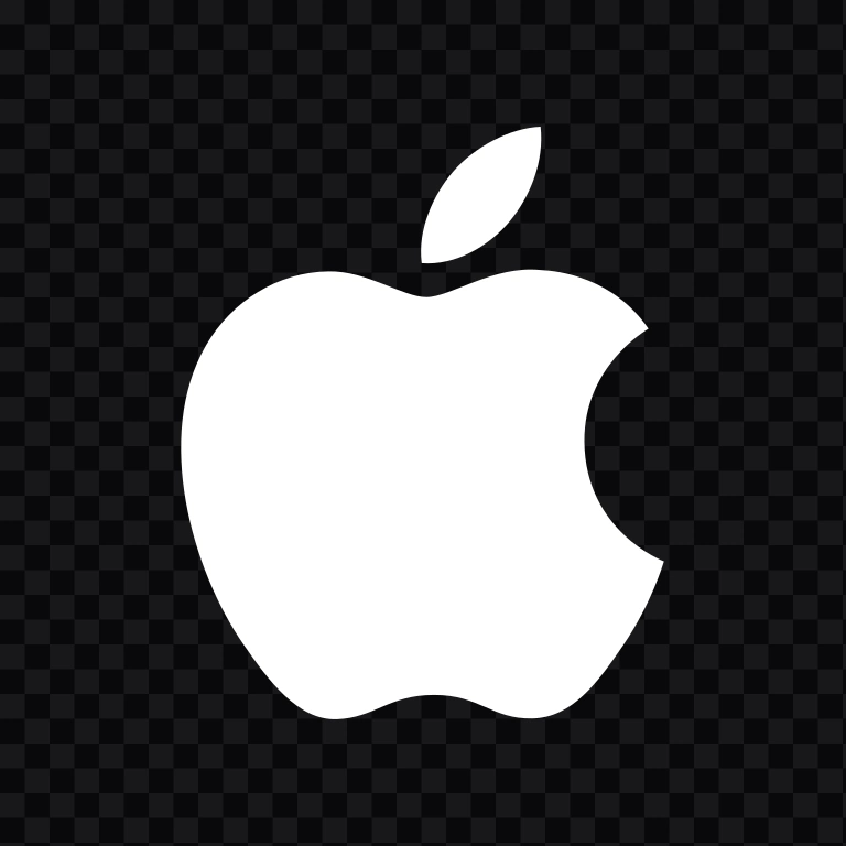 Apple white logo SVG