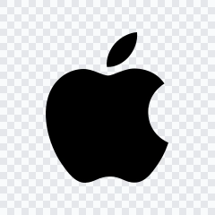 Apple black logo SVG