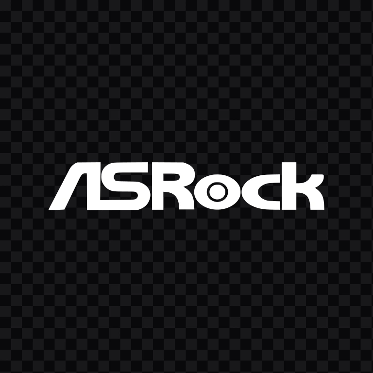 ASRock white logo SVG