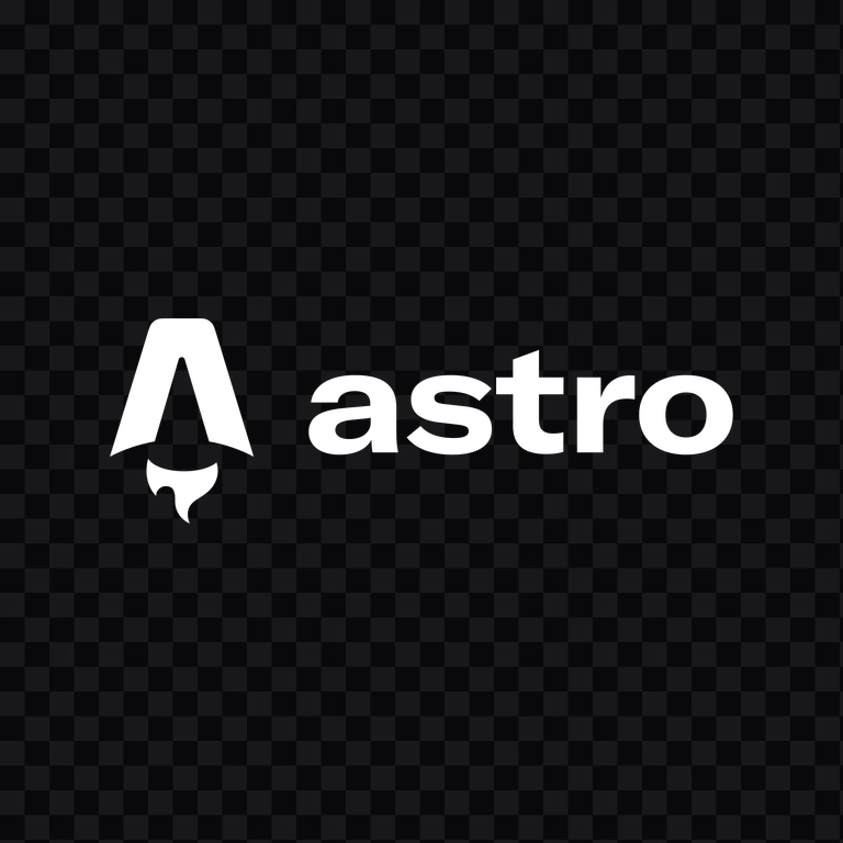 Astro white logo PNG