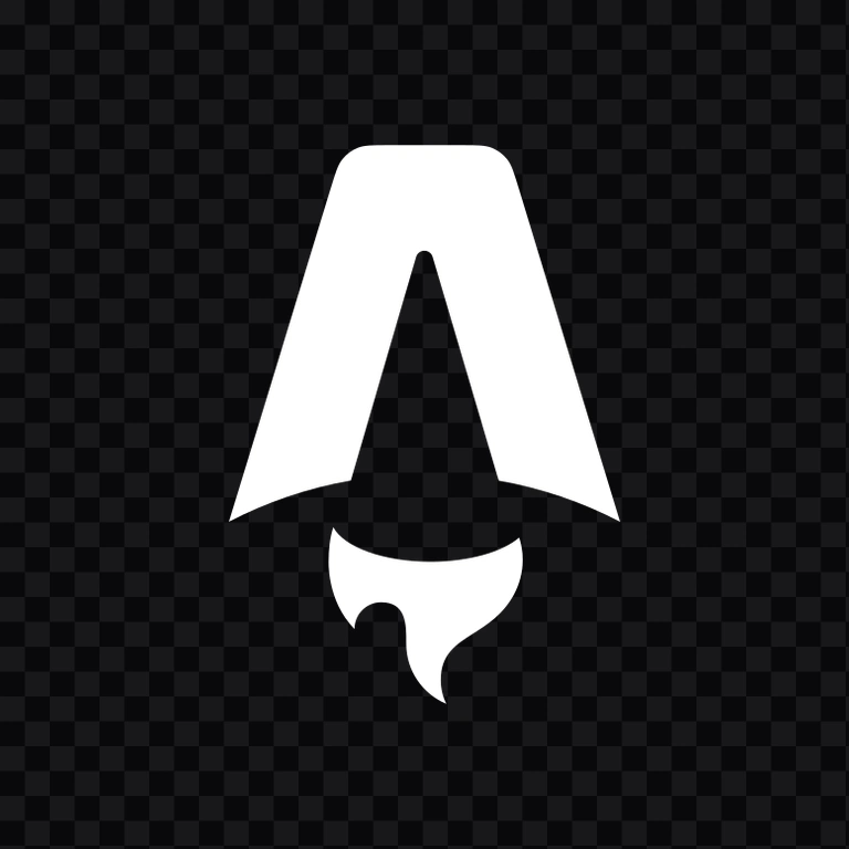 Astro white icon PNG