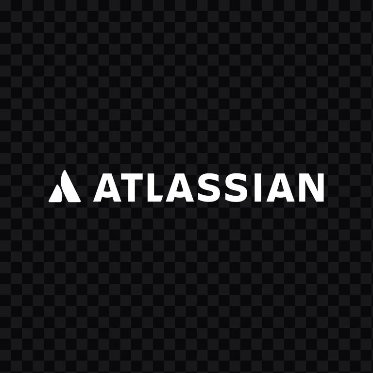 Atlassian white logo SVG