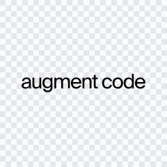 Augment Code black wordmark SVG