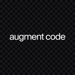 Augment Code white wordmark SVG