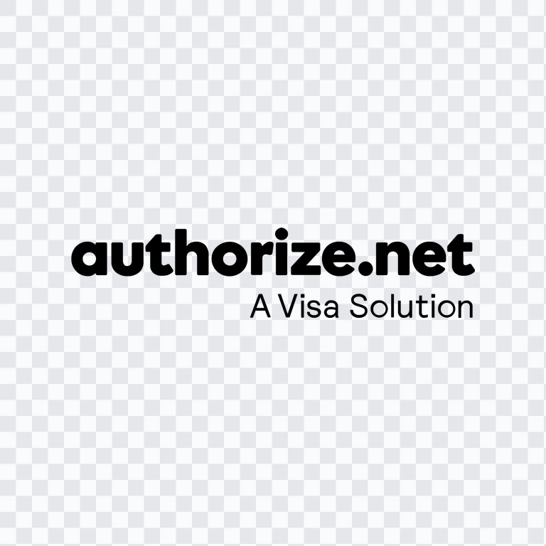 Authorize.net black logo PNG