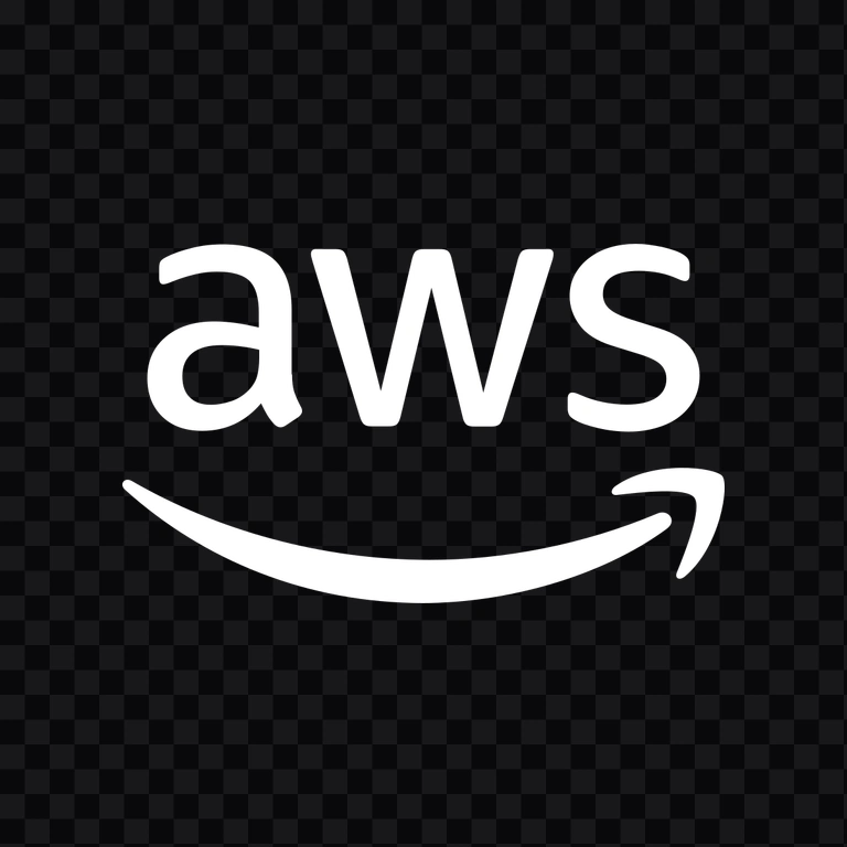 logo AWS putih PNG
