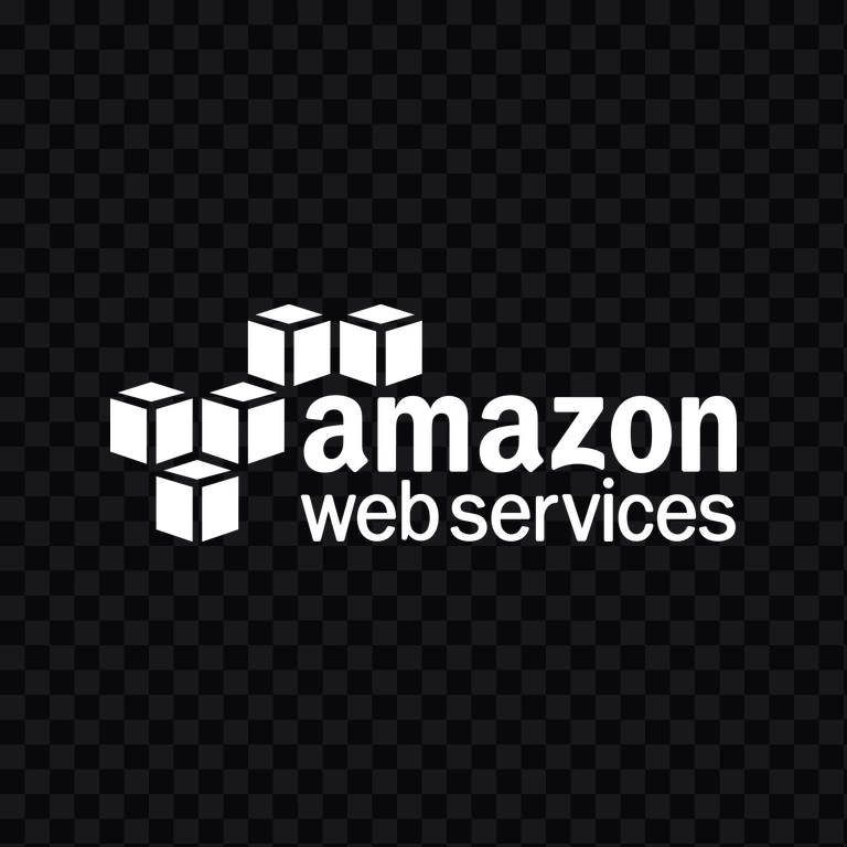 logo AWS putih PNG