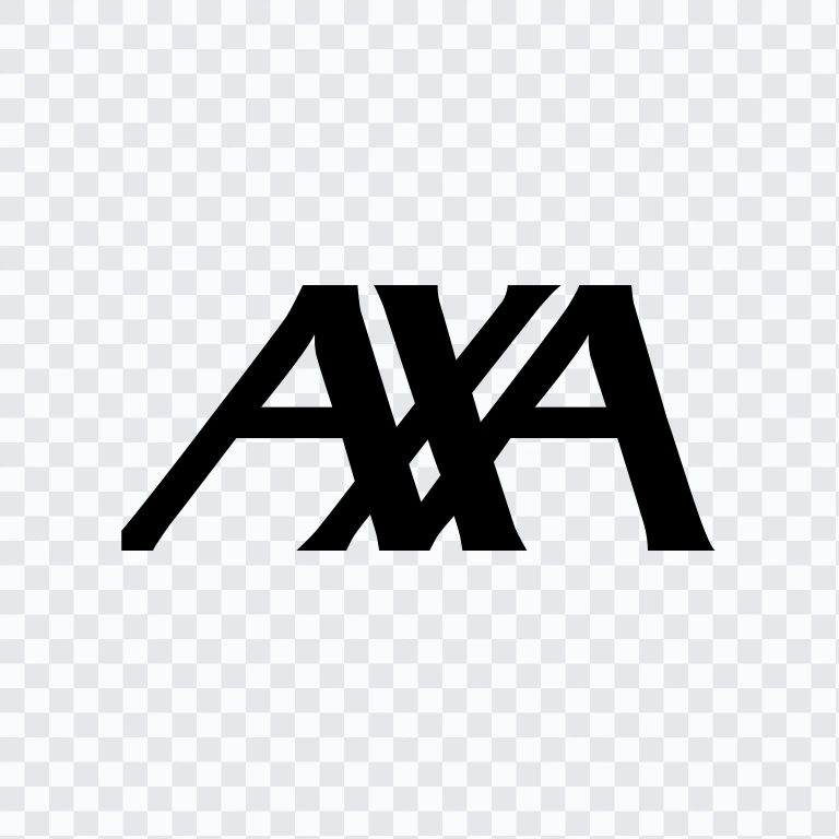 AXA black wordmark SVG