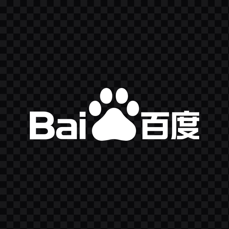 Baidu white logo PNG
