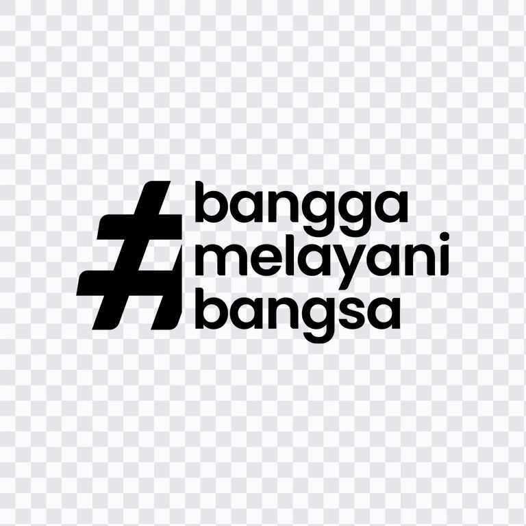 Bangga Melayani Bangsa Black logo