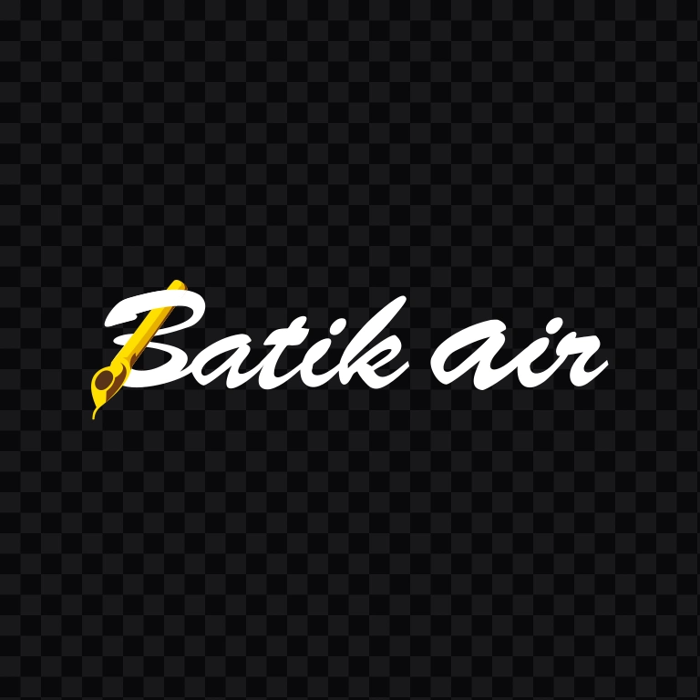 logo Batik Air putih SVG