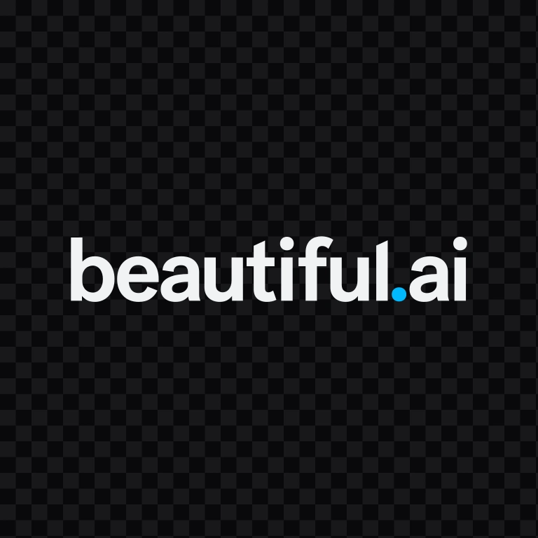 logo Beautiful AI putih SVG