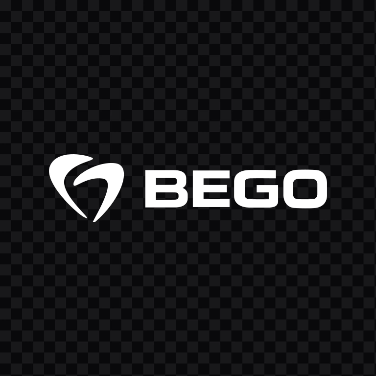 logo BEGO Horizontal putih SVG