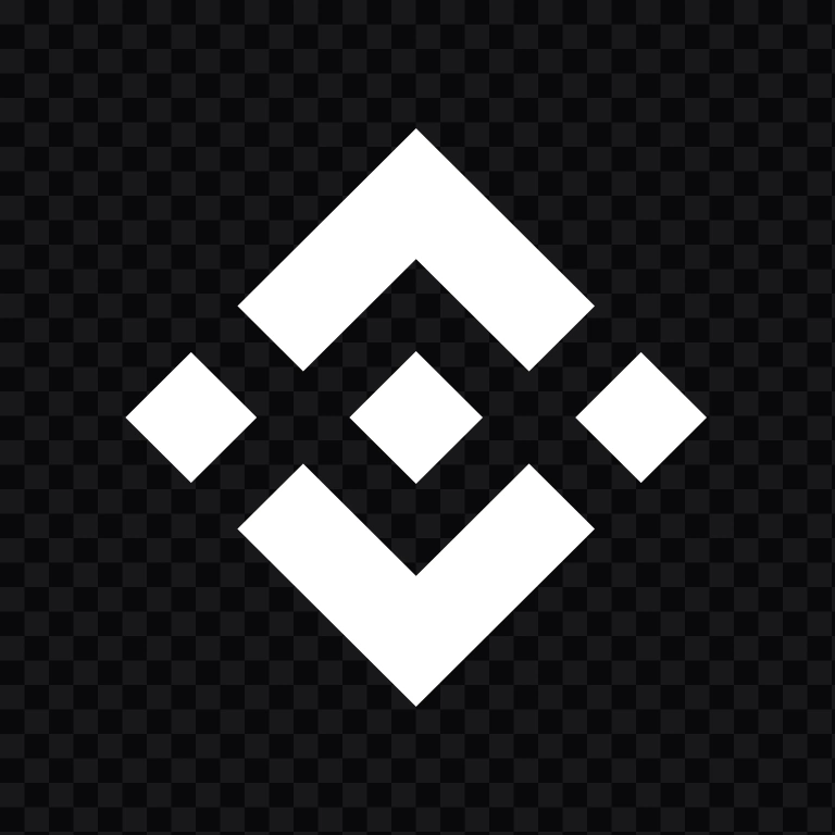ikon Binance putih SVG
