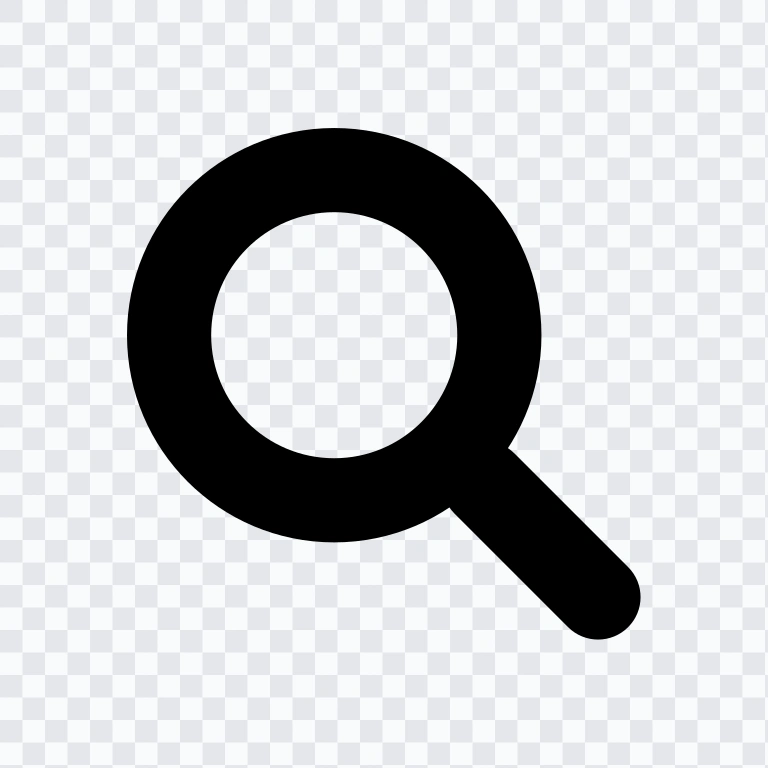 Bing black icon PNG