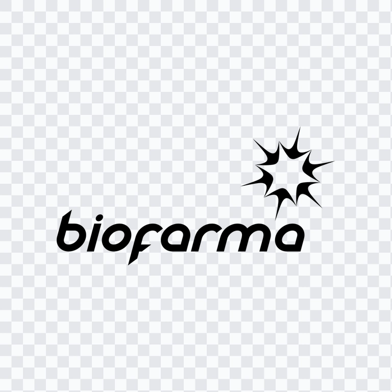 Bio Farma black logo PNG