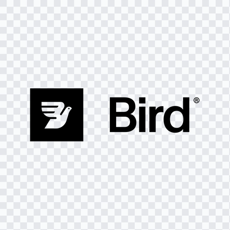 Bird black logo SVG