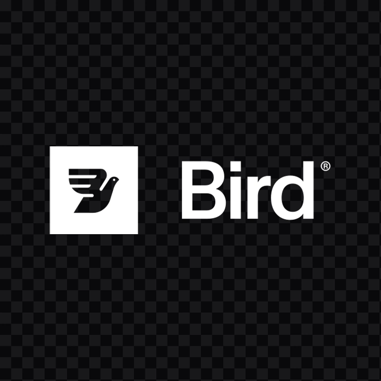 Bird white logo SVG
