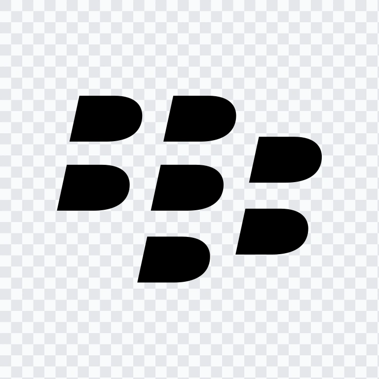 ikon BlackBerry hitam SVG
