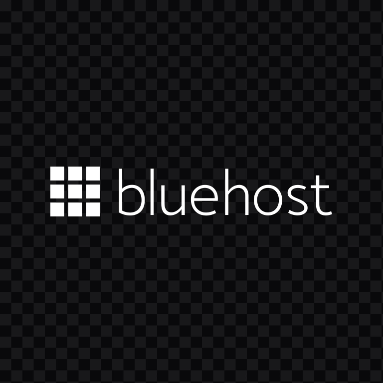 Bluehost white logo SVG
