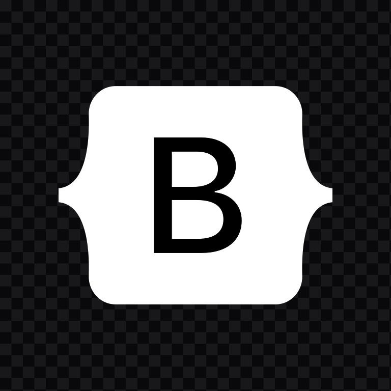 logo Bootstrap putih SVG