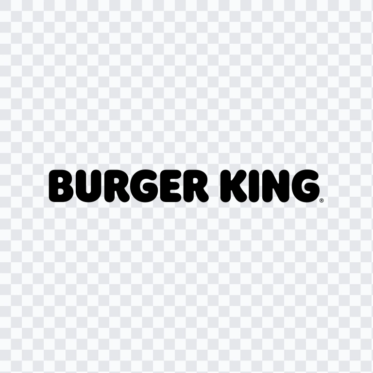 wordmark Burger King hitam SVG