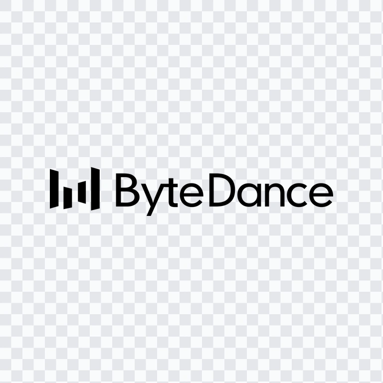 logo ByteDance hitam PNG