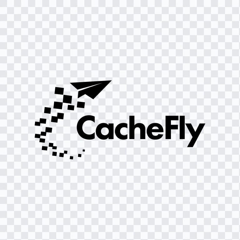 CacheFly black logo SVG