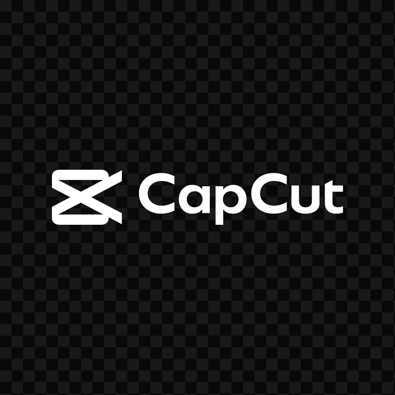 logo CapCut putih SVG