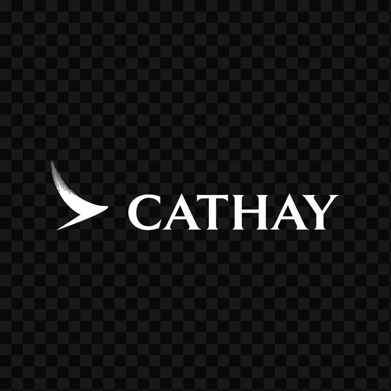 Cathay Pacific white logo SVG