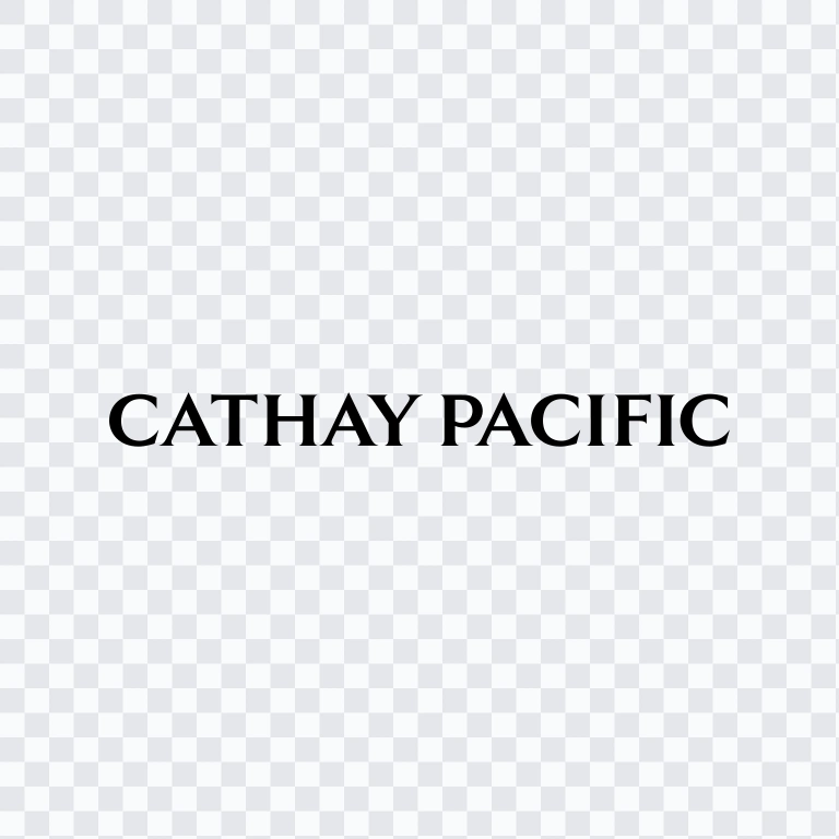 Cathay Pacific black wordmark SVG