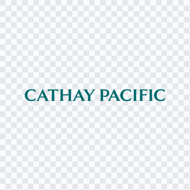 Cathay Pacific colored wordmark SVG