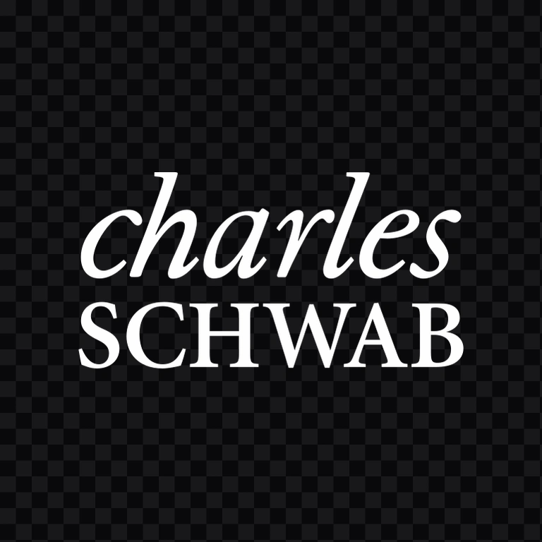 wordmark Charles Schwab putih SVG