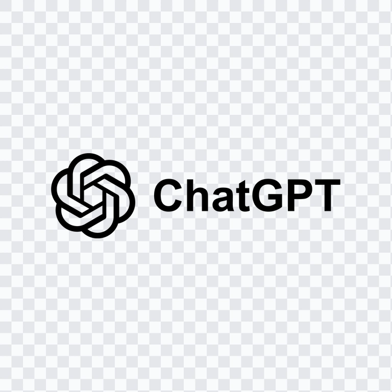 logo ChatGPT hitam PNG