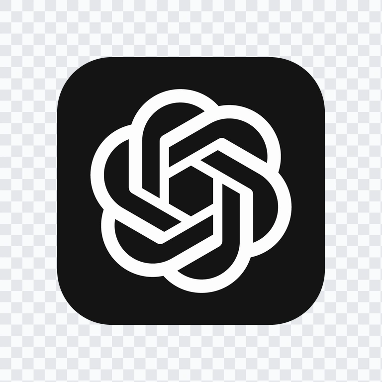 logo ChatGPT hitam PNG