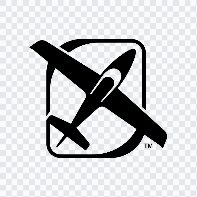 Cirrus Aircraft black icon SVG